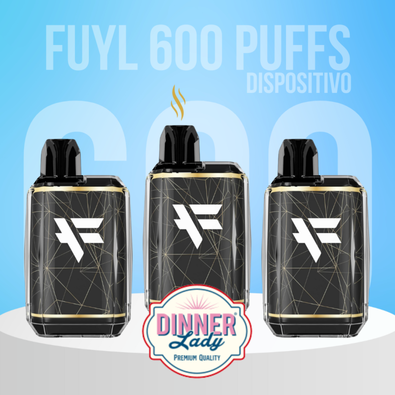 FUYL Rechargeable 600 puffs - Dinner Lady